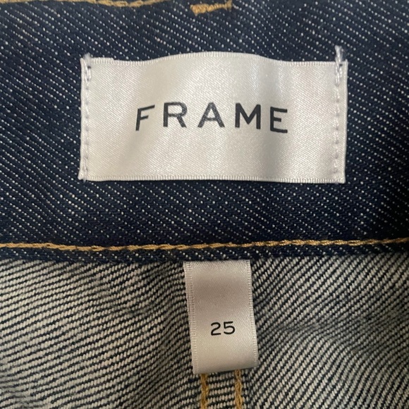 Frame Trapunto Dark Rinse Trouser Jeans - Picture 10 of 12